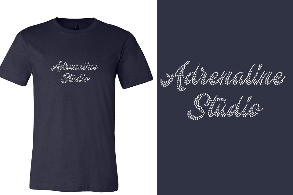 Rhinestones Adrenaline Studio stones 1-color Unisex t-shirt