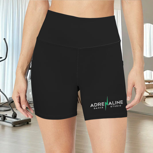 High Waist Deep Pockets Yoga Shorts