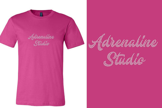 Rhinestones Adrenaline Studio stones 1-color Unisex t-shirt