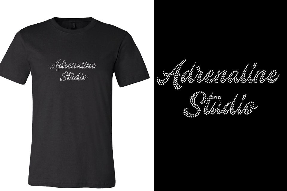 Rhinestones Adrenaline Studio stones 1-color Unisex t-shirt