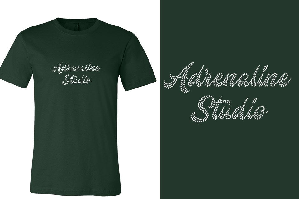 Rhinestones Adrenaline Studio stones 1-color Unisex t-shirt
