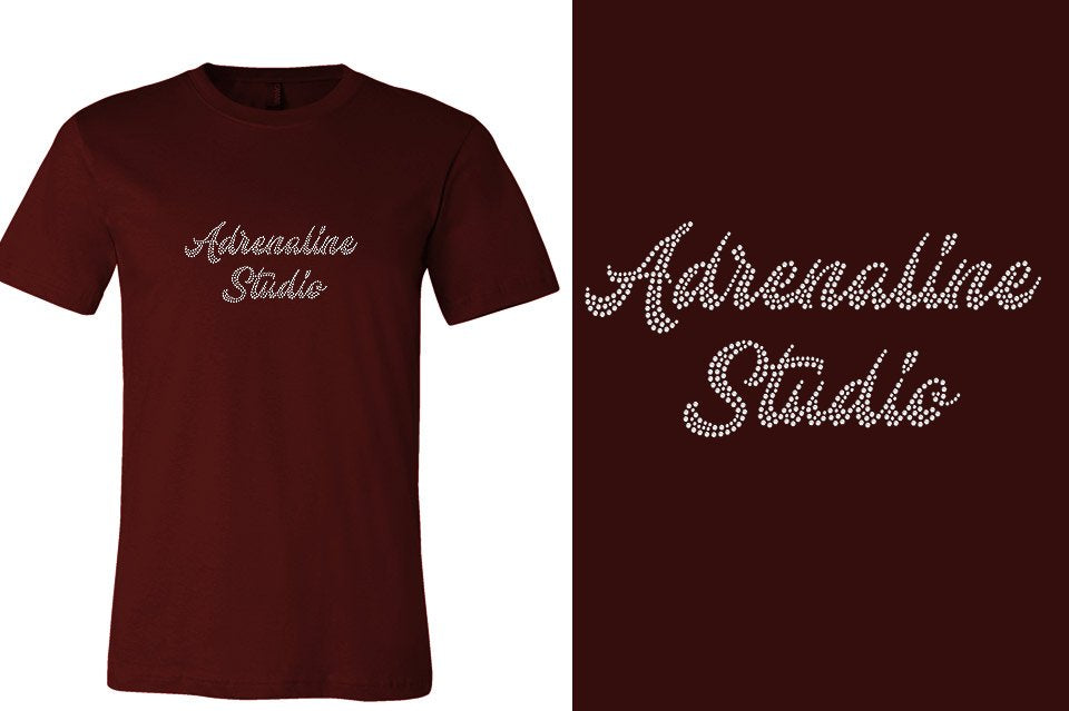 Rhinestones Adrenaline Studio stones 1-color Unisex t-shirt